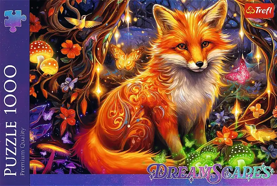 Fairytale Fox palapeli 1000 palaa on Treflin kettupalapeli Premium Plus -laadulla. kettu palapeli