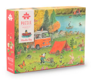 By the lake palapeli 500 palaa on ranskalaisen Moulin Rotyn retkeilyaiheinen palapeli. isot palat