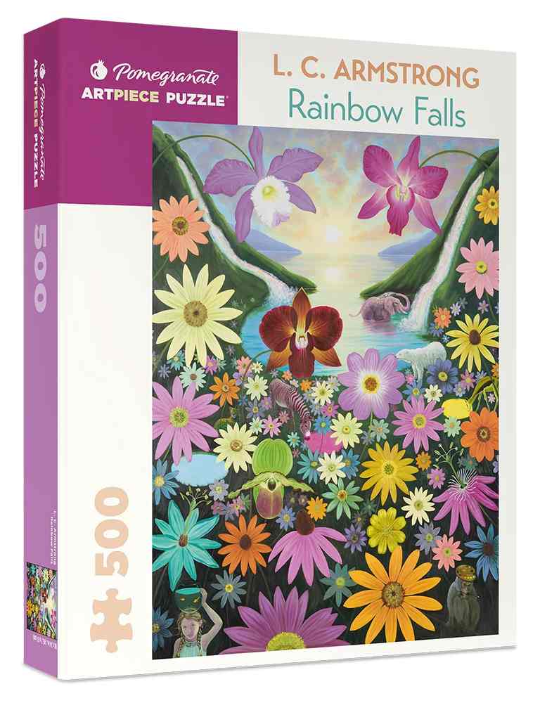 L. C. Armstrong: Rainbow Falls palapeli 500 palaa on Pomegranaten taidepalapeli.