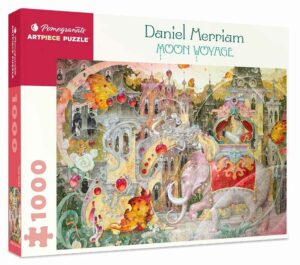 Daniel Merriam: Moon Voyage palapeli 1000 palaa on Pomegranaten taidepalapeli ja fantasiapalapeli.