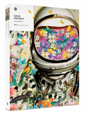 David Krovblit Astronaut palapeli 1000 palaa on Pomegranaten taidepalapeli, joka on neliön mallinen. 