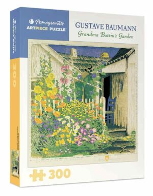 Gustave Baumann: Grandma Battin's Garden palapeli 300 palaa on Pomegranaten taidepalapeli ja puutarhapalapeli.