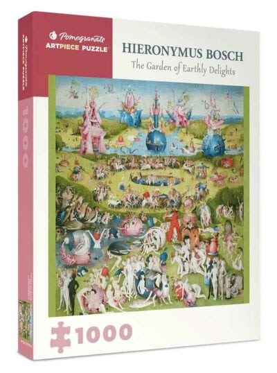 The Garden of Earthly Delights palapeli 1000 palaa on Hieronymus Bosch'n teos Maallisten ilojen puutarha. 