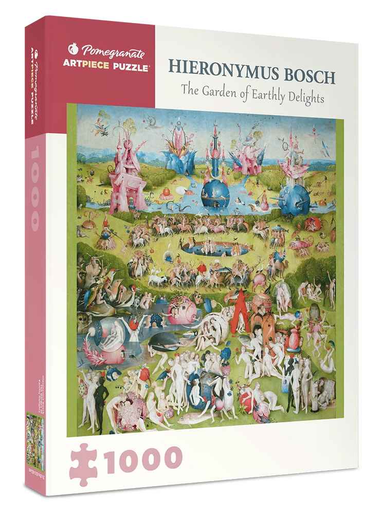 The Garden of Earthly Delights palapeli 1000 palaa on Hieronymus Bosch'n teos Maallisten ilojen puutarha.