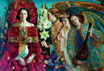 Pomegranate Olga Suvorova: Annunciation palapeli 1000 palaa - Image 2