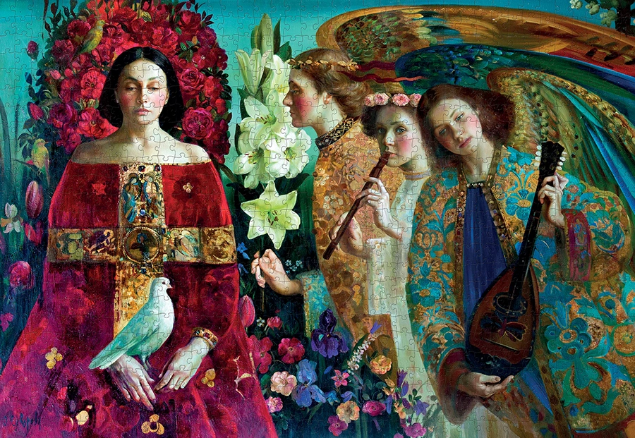 Pomegranater Olga Suvorova: Annunciation palapeli 1000 palaa - Image 2