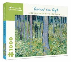 Undergrowth with Two Figures palapeli 1000 palaa on Vincent van Gogh'n maalaus vuodelta 1890. Valmistaja Pomegranate.