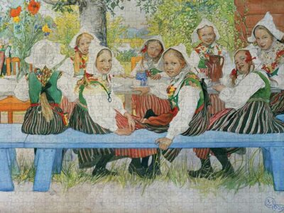 Carl Larsson: Kersti’s Birthday palapeli 500 palaa on Pomegranaten taidepalapeli.