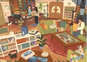 Trevell Puzzle Boutique on palapelikauppa palapeli, kuvitus Nicolle Lalonde