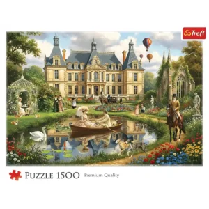 Palace by the Water palapeli 1500 palaa on nostalgisen tunnelman Trefl palapeli