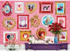 Eurographics For the Love of Animals palapeli 500 XL palaa on yksityiskohtainen palapeli eläinten ystäville. Leann Kate