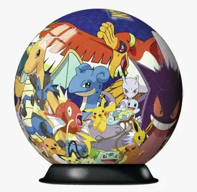 Ravensburger 3D-palapeli Pokemon pallopalapeli 72 palaa Pieni Harrastepuoti
