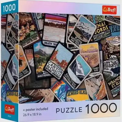 American Souvenirs on 1000 palan palapeli, joka kokoaa yhteen Yhdysvaltoihin liittyviä ikonisia symboleja ja matkamuistoja