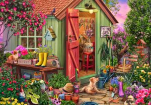 Potting Shed palapeli on 1000 palan palapeli, joka on kuin kurkistus puutarhurin unelmaan. puutarha palapeli