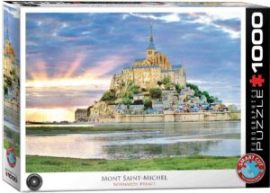 Mont St. Michel, France on Eurographicsin 1000 palan maisema palapeli