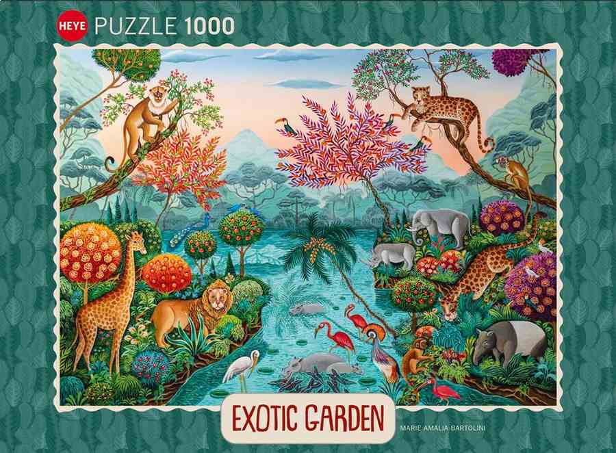 Lagoon Paradise palapeli on Heye‑palapeli Exotic Garden ‑sarjasta Heye palapeli