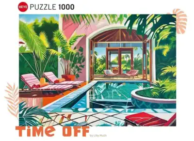 Pool Position on Heye‑palapeli Time Off ‑sarjasta, joka kutsuu rauhoittumaan ja nauttimaan hetkestä. Taiteilija Lilly Muth