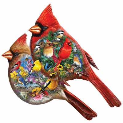 Cardinals muotopalapeli on näyttävä ja hieman tavallisuudesta poikkeava 1000 palan palapeli muoto palapeli