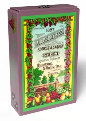 Flower and Garden Seeds Vintage minipalapeli on viehättävä 99 palan palapeli, Penny Puzzle