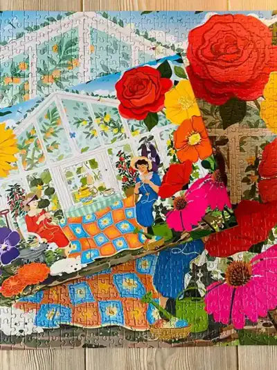 Penny Puzzle Garden of Friendship palapeli 1000 palaa kukkapalapeli