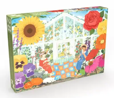 Garden of Friendship on tunnelmallinen 1000 palan palapeli Penny Puzzle