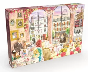 Home of High Tea on tunnelmallinen 1000 palan palapeli, joka kutsuu astumaan sisään eleganttiin iltapäivätee‑salonkiin Penny Puzzle