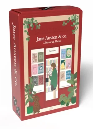 Jane Austen & Co Bookstore minipalapeli on viehättävä 99 palan palapeli Penny Puzzle