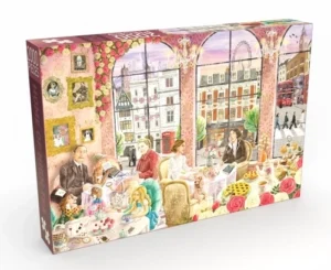 Penny Puzzle Home of High Tea on 2000 palan palapeli, joka kutsuu astumaan sisään eleganttiin iltapäivätee‑salonkiin Lontoossa