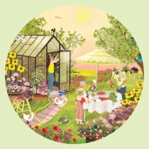 Summer Feeling on Vissevassen 1000 palan pyöreä kesäinen palapeli.