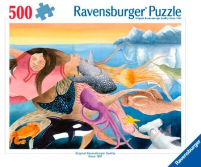 Ravensburger Mother of the Sea palapeli 500 palaa Kuvitus Iris Bakker
