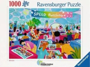 Speed Puzzling on Ravensburgerin 1000 palan palapeli