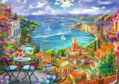 St-Topez palapeli 1000 palaa Ravensburger palapeli aikuisille