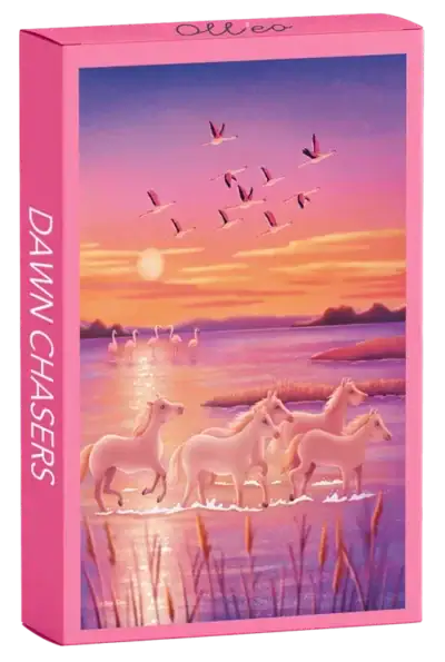 Olleo Dawn Chasers minipalapeli 99 palaa on kuvittanut Cindy Tardiou. Tutustu