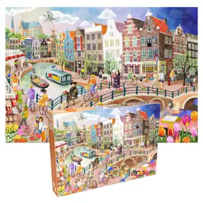 Penny Puzzle Home of Canals palapeli 1000 palaa - Image 2