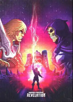 Revelation He‑Man & Skeletor -palapeli tuo yhteen sarjan ikoniset hahmot He‑Manin ja Skeletorin.
