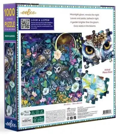 eeBoo Moon Garden palapeli 1000 palaa - Image 3