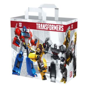 Virallisesti lisensoitu Transformers-kestokassi, joka sopii arkeen, ostoksille ja harrastuksiin.