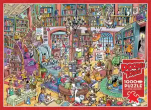 Cobble Hill DoodleTown: Bookshop Bedlam vie sinut keskelle hulvatonta kirjakauppaa,