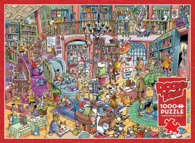 Cobble Hill DoodleTown: Bookshop Bedlam vie sinut keskelle hulvatonta kirjakauppaa,