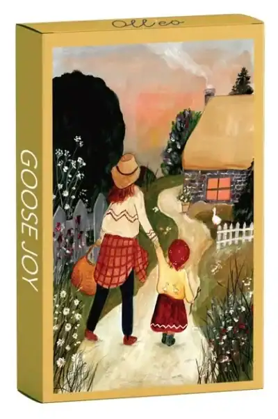 Olleo Goose Joy minipalapeli 99 palaa on kuvittanut Salome Herzog. Olleo Puzzle palapeli
