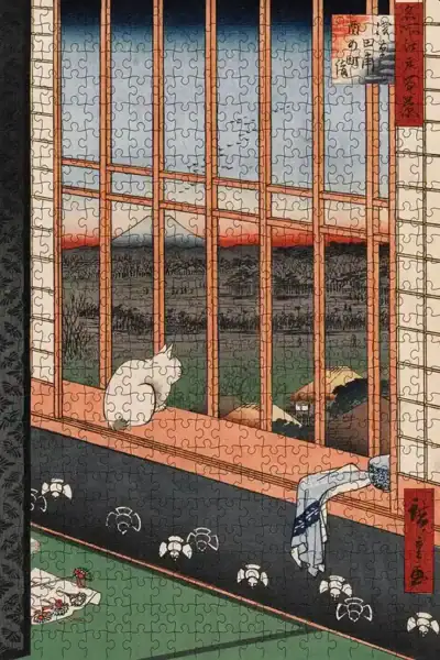 Pomegranate: Utagawa Hiroshige 500 palan palapeli vie menneiden aikojen Japaniin.