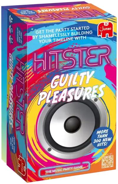 Hitster Guilty Pleasures Nordic on hulvattoman hauska musiikkipeli ja musiikkivisa