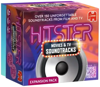 Hitster Soundtracks Nordic on suosittuun Hitster-musiikkipeliin lisäosa, musiikkivisa elokuvat