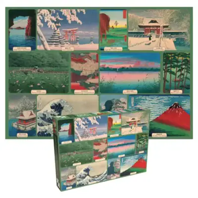 Penny Puzzle Japanese Prints palapeli 1000 palaa