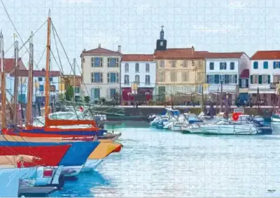 Aparte Port of La Flotte palapeli 1000 palaa - Image 2