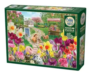 Cobble Hill Springtime Frolic palapeli 1000 palaa kukkapalapeli