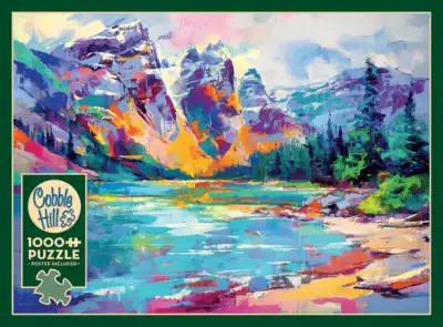 Cobble Hill Mountain Lake palapeli 1000 palaa, vuoret ja järvi palapeli