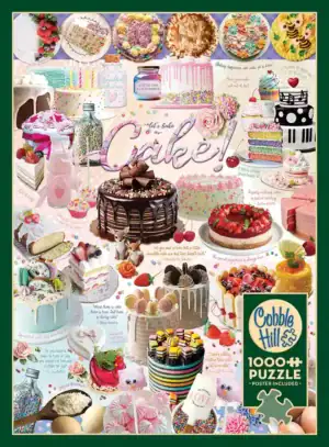 Cobble Hill Cake Time palapeli 1000 palaa kakkupalapeli. opetustaulut palapeli