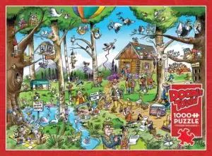 Cobble Hill: DoodleTown: Birdwatcher's Paradise palapeli 1000 palaa