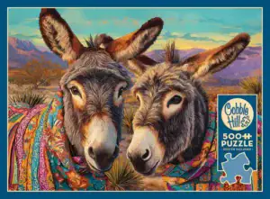 Cobble Hill Dos Burros palapeli 500 palaa on suloinen aasipalapeli.